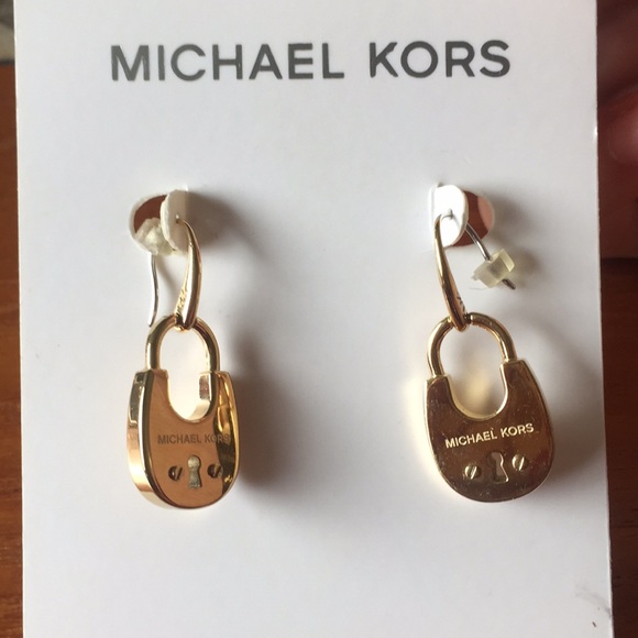 michael kors lock earrings